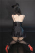 Satin Smooth Backless Pleated Micro Mini Dress for Women